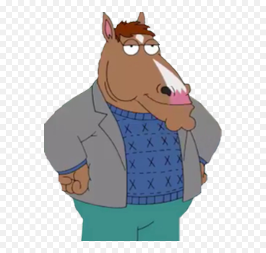 Normal Words But A Horse Guy - Normal Words But A Horse Guy Emoji,But With Real Human Emotions Family Guy