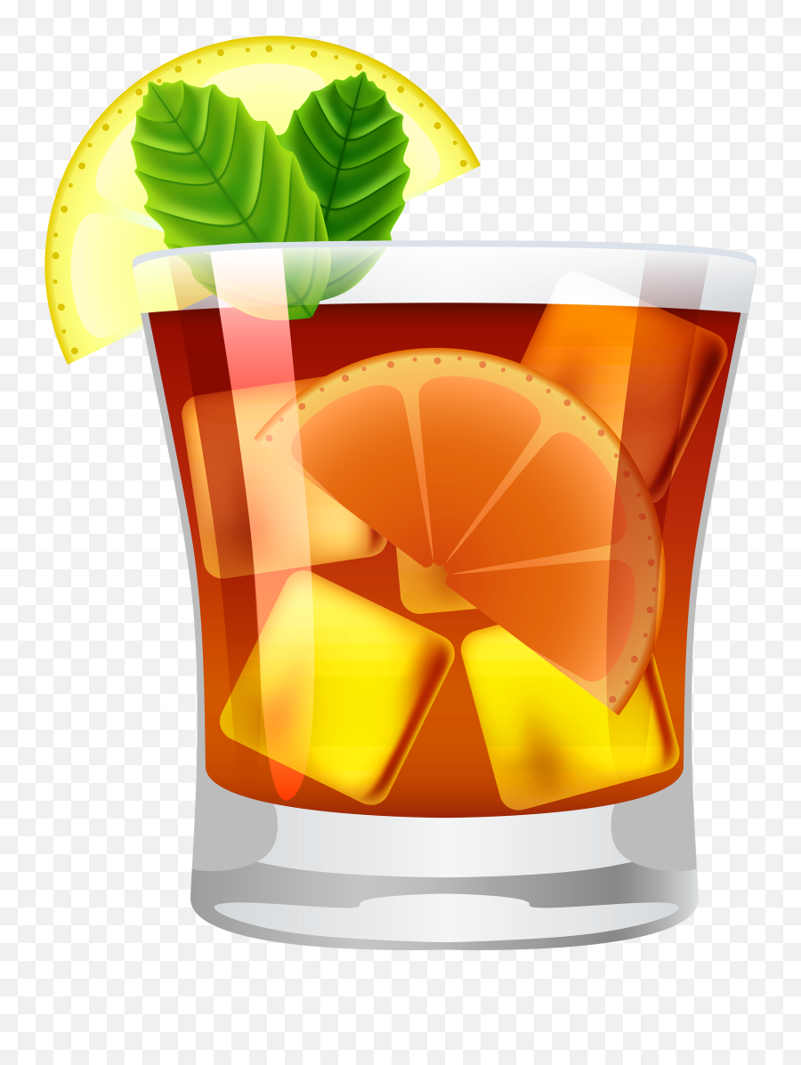 Cocktail Clipart Tropical Cocktail - Transparent Background Cocktail Clipart Emoji,Tropical Drink Emoji