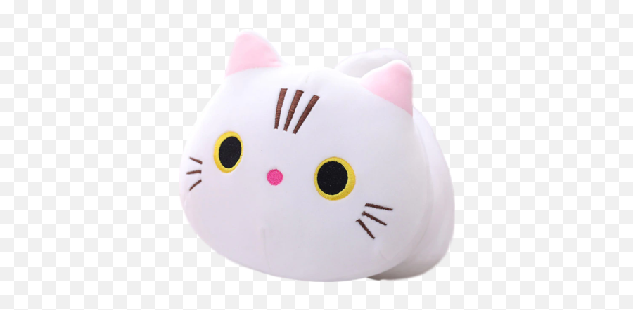 Plushies - Cute Cat Plush Emoji,Whale Emoji Pillow