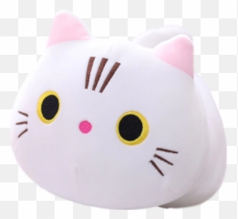 Plushies - Cute Cat Plush Emoji,Whale Emoji Pillow