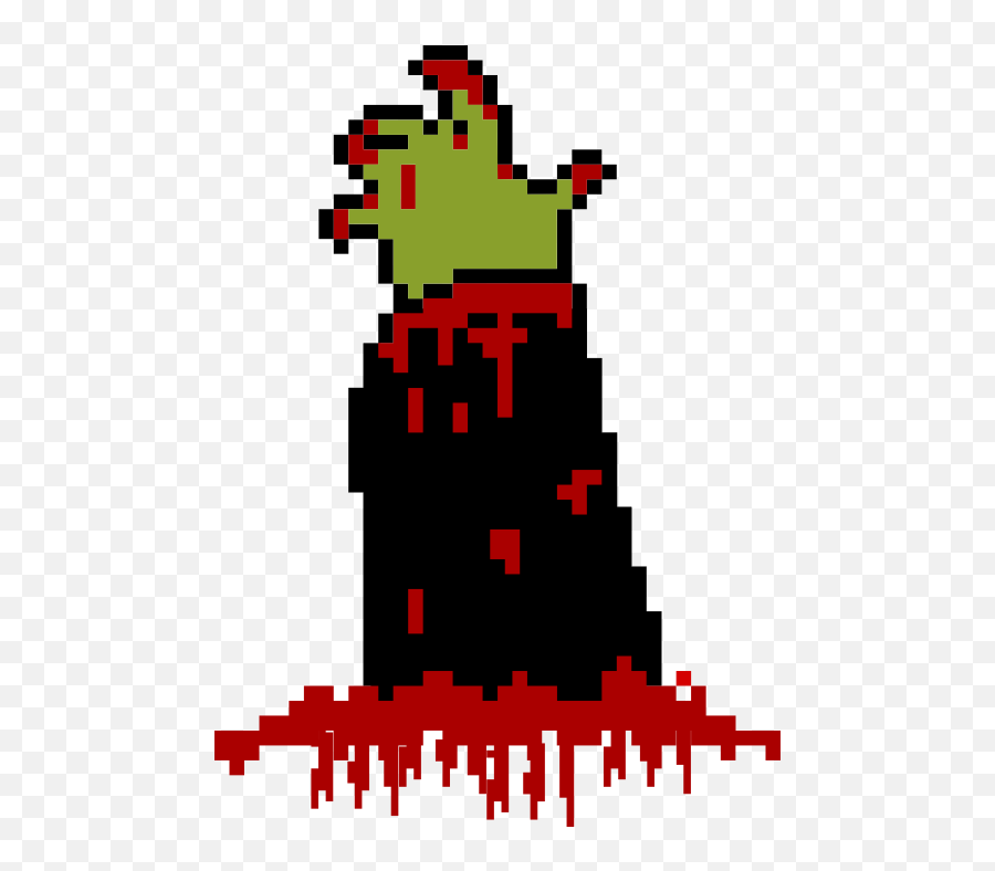 Zombie Hand Clipart - Zombie Pixel Svg Emoji,Zombi Text Emoticon