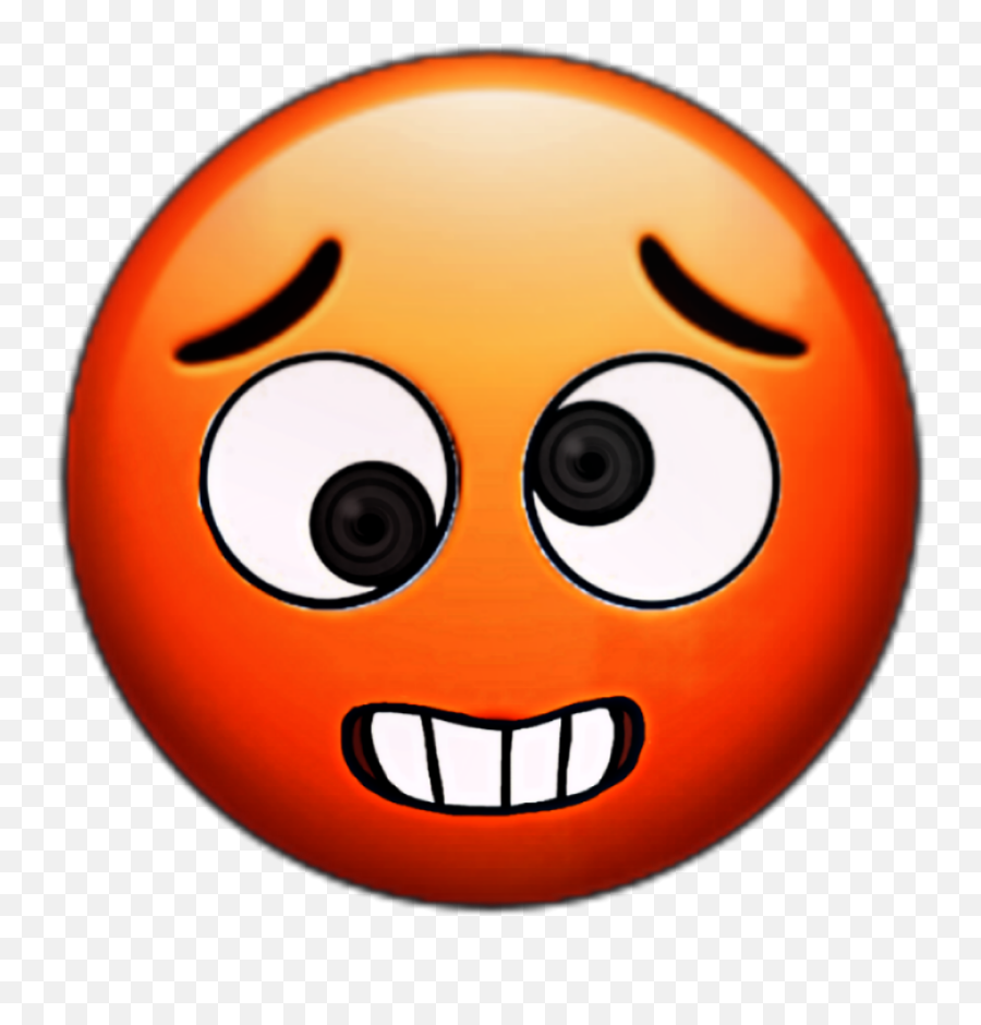 Confused Face Meme Funny Smiley Sticker - Happy Emoji,Confused Face Emoticon