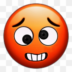 Confused Face Meme Funny Smiley Sticker - Happy Emoji,Confused Face Emoticon