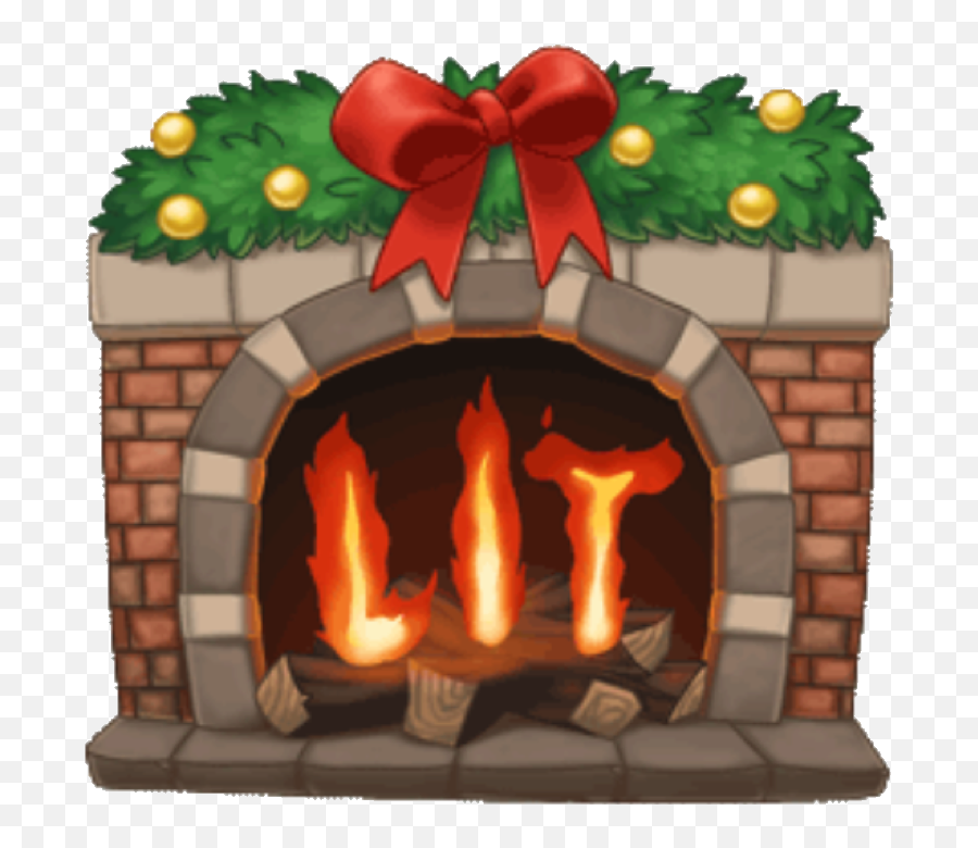 Download Hd Arimoji Fireplace Fire Lit - Stockings By The Fireplace Drawing Emoji,Fireplace Emoji