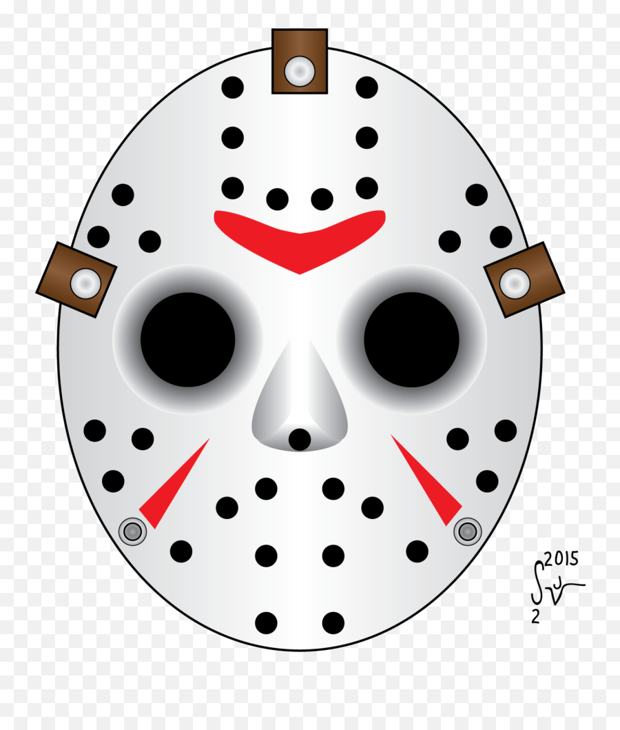 Emoji Jason Morgado Art U2013 Cute766 - Friday The 13th Mask Clipart,List Of Facebook Emoji Artists