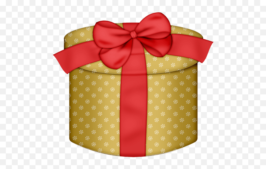 Yellow Round Gift Box With Red Bow Png - Christmas Tree Emoji,Gift Box Emoji