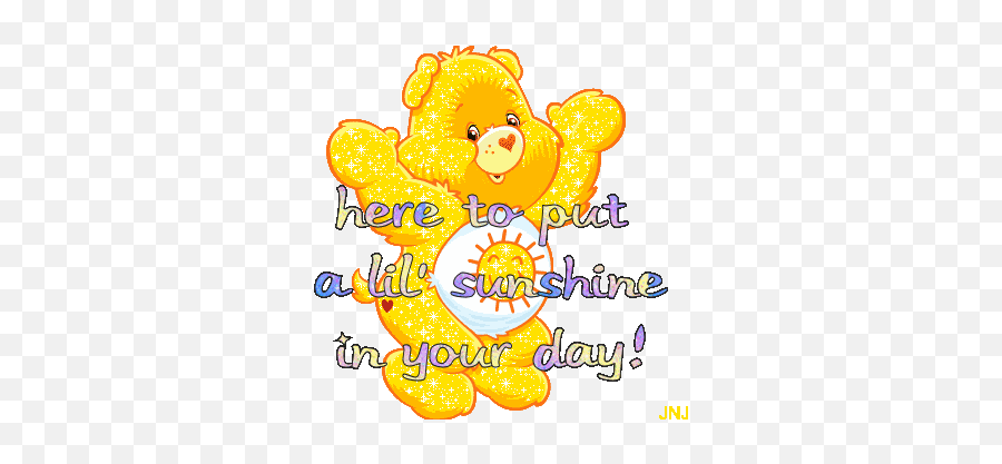 Animated Good Morning Sunshine - Clip Art Library Sunshine Care Bear Emoji,Pimp Emoji