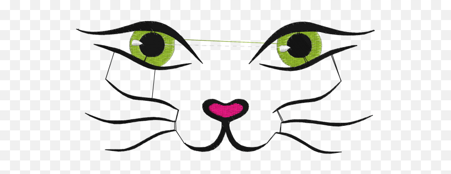 Carinha De Gato - Ojos De Gatos Pintar Emoji,Emoticon Gatinho