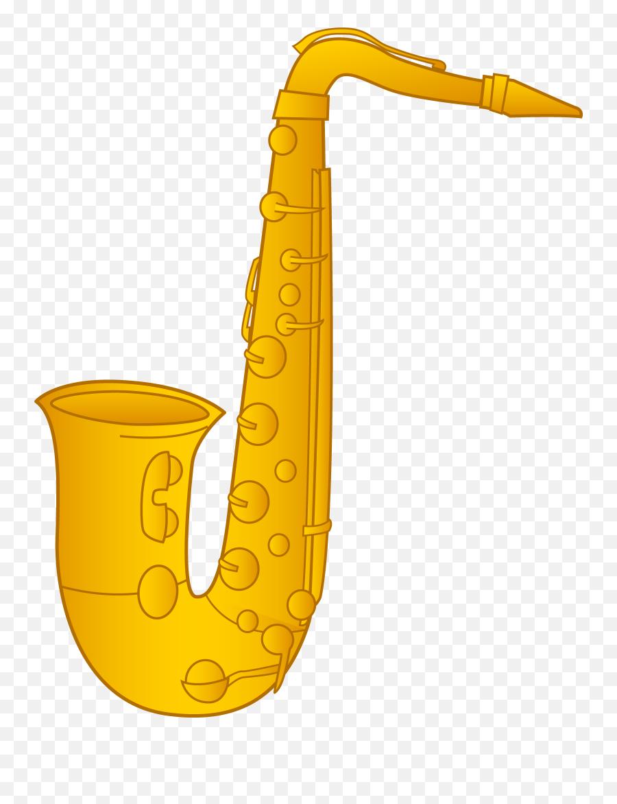 Saxophone Cliparts - Jazz Saxophone Clip Art Png Download Clip Art Jazz Saxophone Emoji,Jazz Emoji