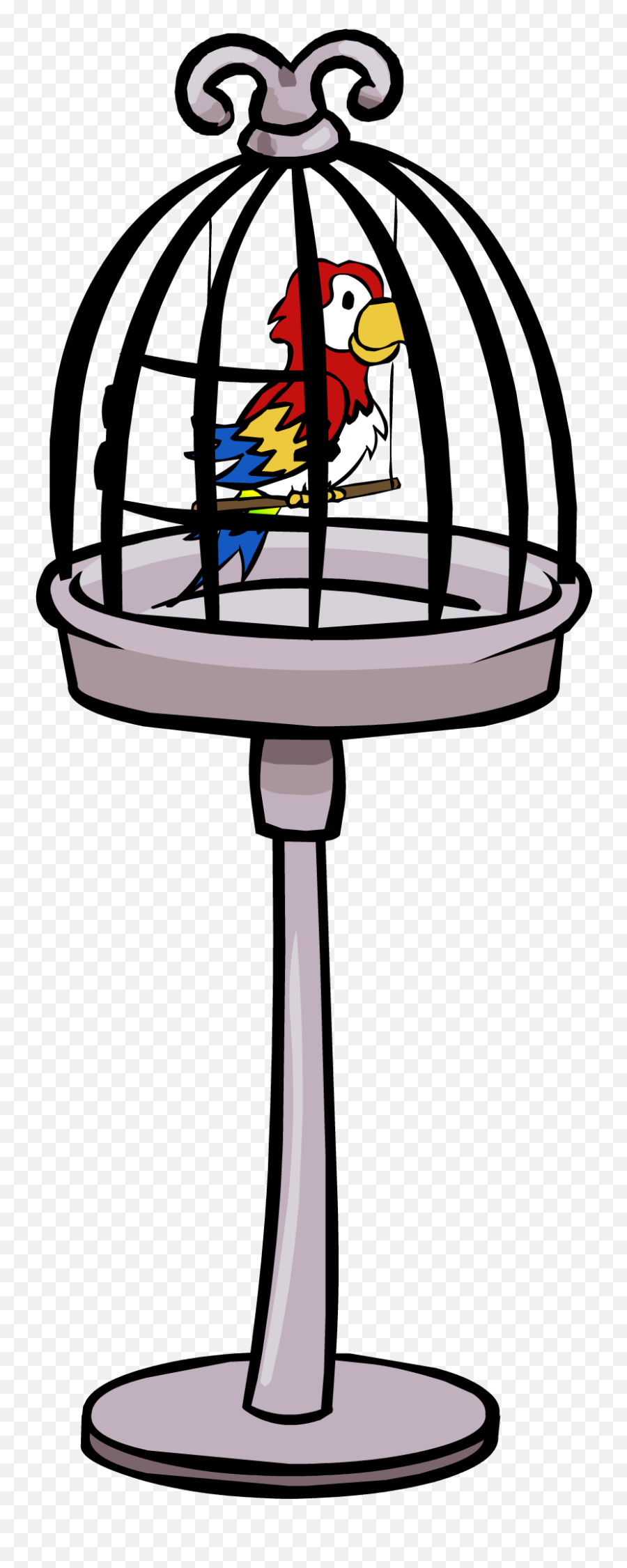Bird Cage - Animado Loro En Jaula Emoji,Birdcage Emoji For Discord