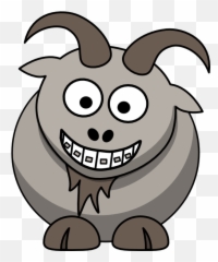 Ortho Goat Clip Art At Clkercom - Vector Clip Art Online Goat Clker Emoji,Goat Emoticon For Facebook
