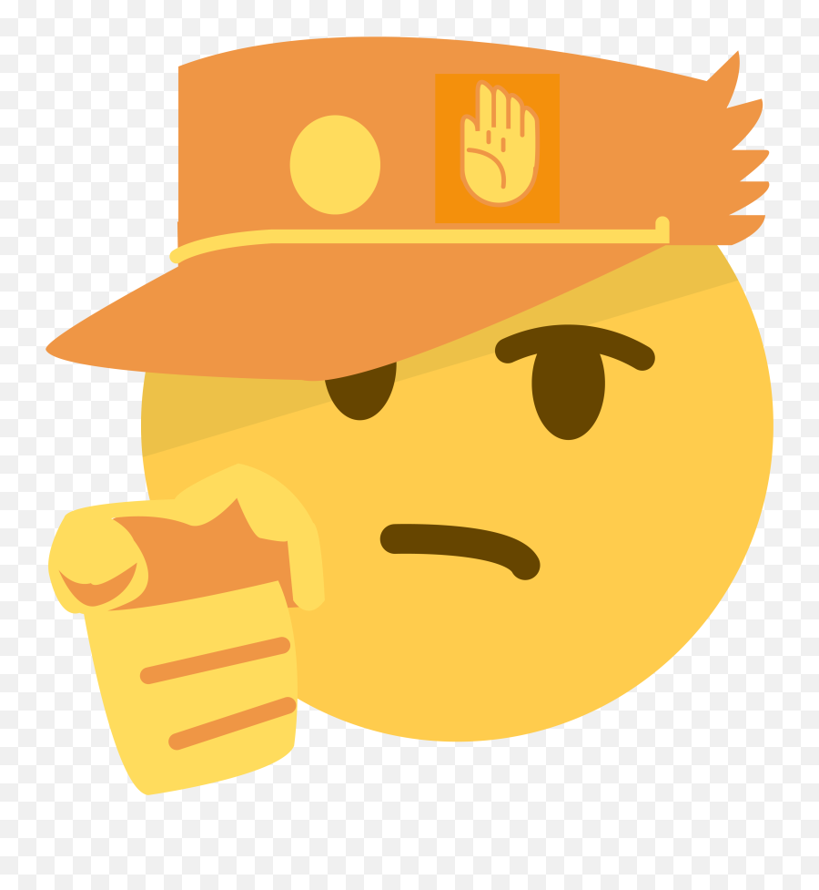 Thinking - Jojo Emoji,Discord Gun Emoji.