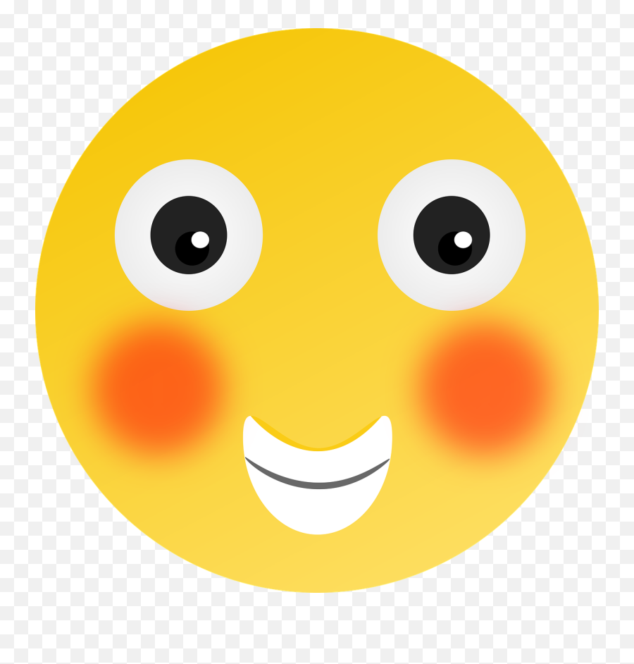 Smile Face Emoji - Free Image On Pixabay Happy,Cute Emoticon