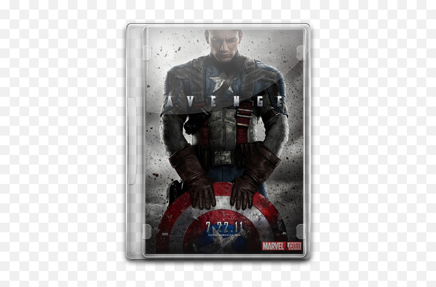 First Avenger Film Movies 2 Free Icon - Captain America Poster With Shield Emoji,Captain America Emoticon Png