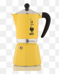 Bialetti Rainbow - Cafetière Italienne Bialetti Jaune Emoji,Bialetti Emotion