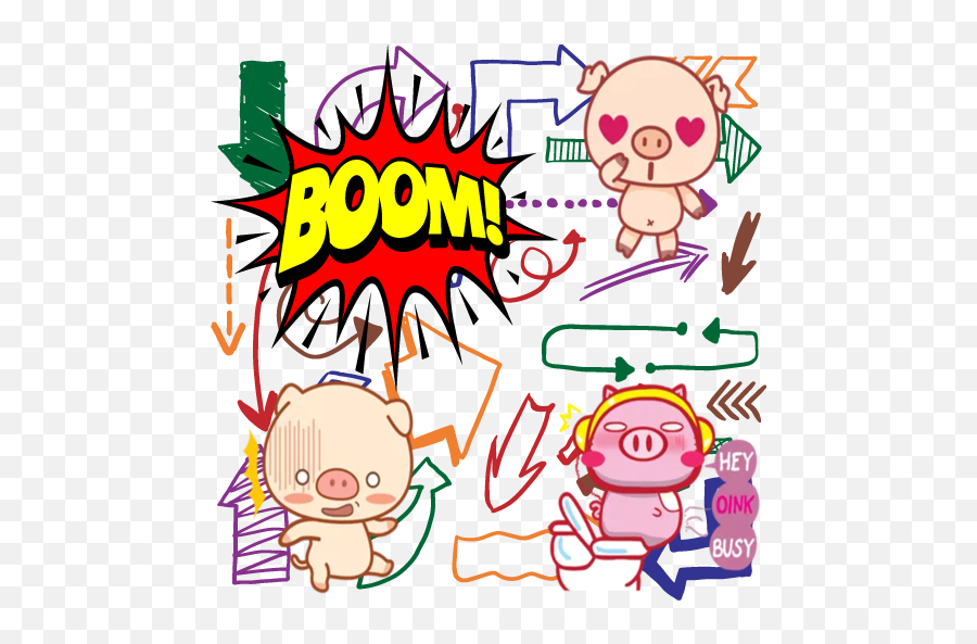 Best Piggy Animal Sticker For Wastickerapps Latest Apk - Fictional Character Emoji,