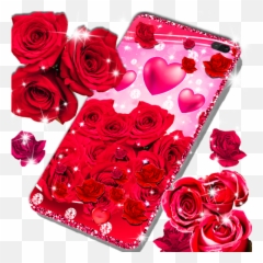 Red Rose Live Wallpaper - Red Rose Live Emoji,Rose Emotion Photo Settings