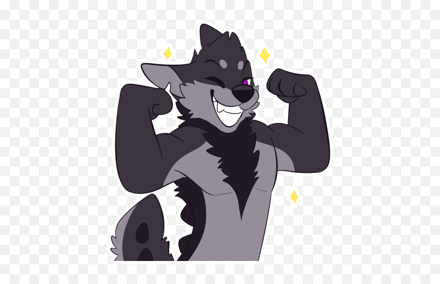 Furry Telegram Stickers - Pulexart Emoji,Furry Emojis Wolf