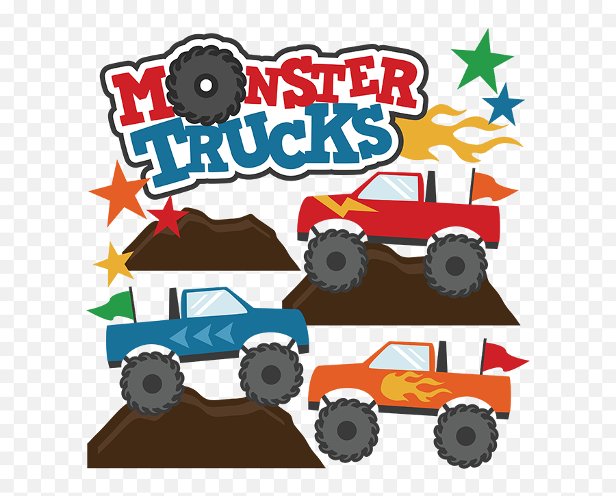 Clipart Science Monster Clipart - Monster Truck Hill Clipart Emoji,Monster Truck Emoji