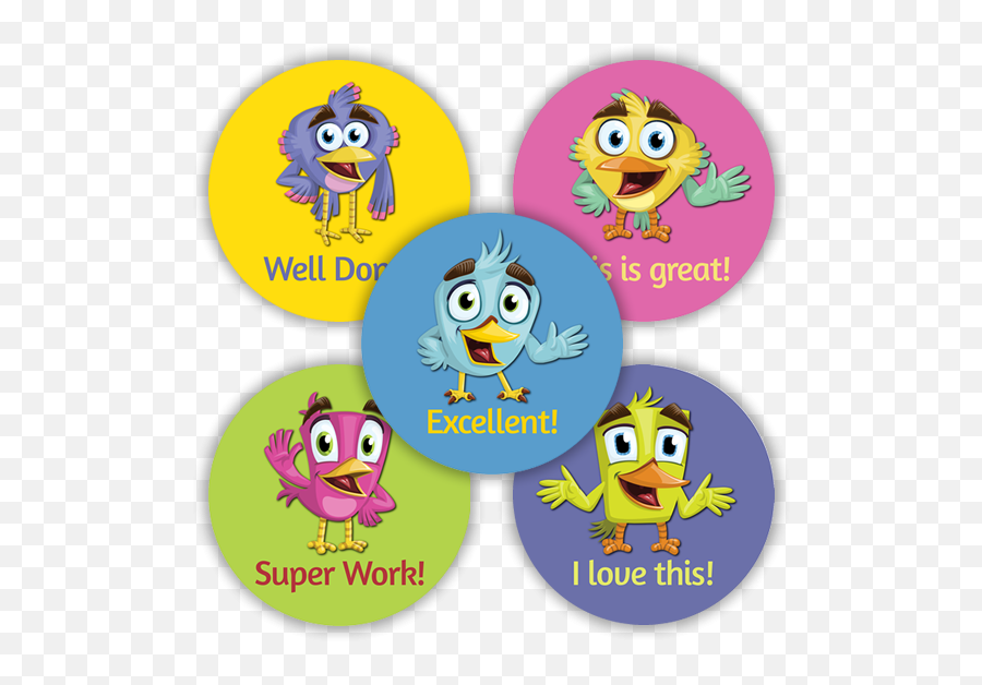 Sticker Cola Scent - Praise Birds Emoji,Scent Emoticon