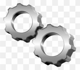 Gears Clipart - Gear Wheel Cog Emoji,Metal Gear Emoji