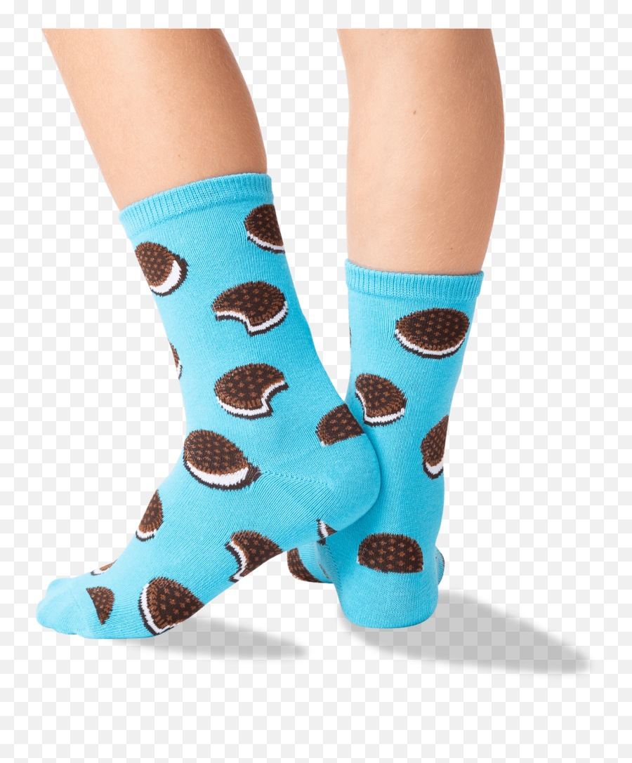 Kidu0027s Sandwich Cookie Crew Socks U2013 Hotsox Emoji,Emojis Savoring