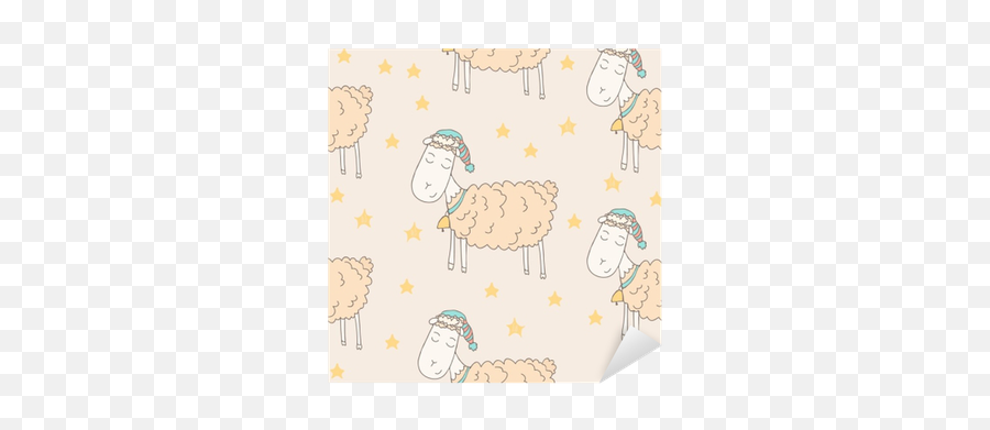 Sticker Sleepy Sheep - Pixersus Emoji,Transparent Sheep Emoji