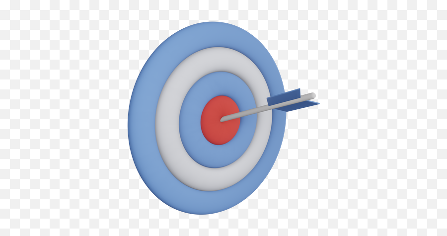 Premium Search Target 3d Illustration Download In Png Obj Emoji,Archery Emoji