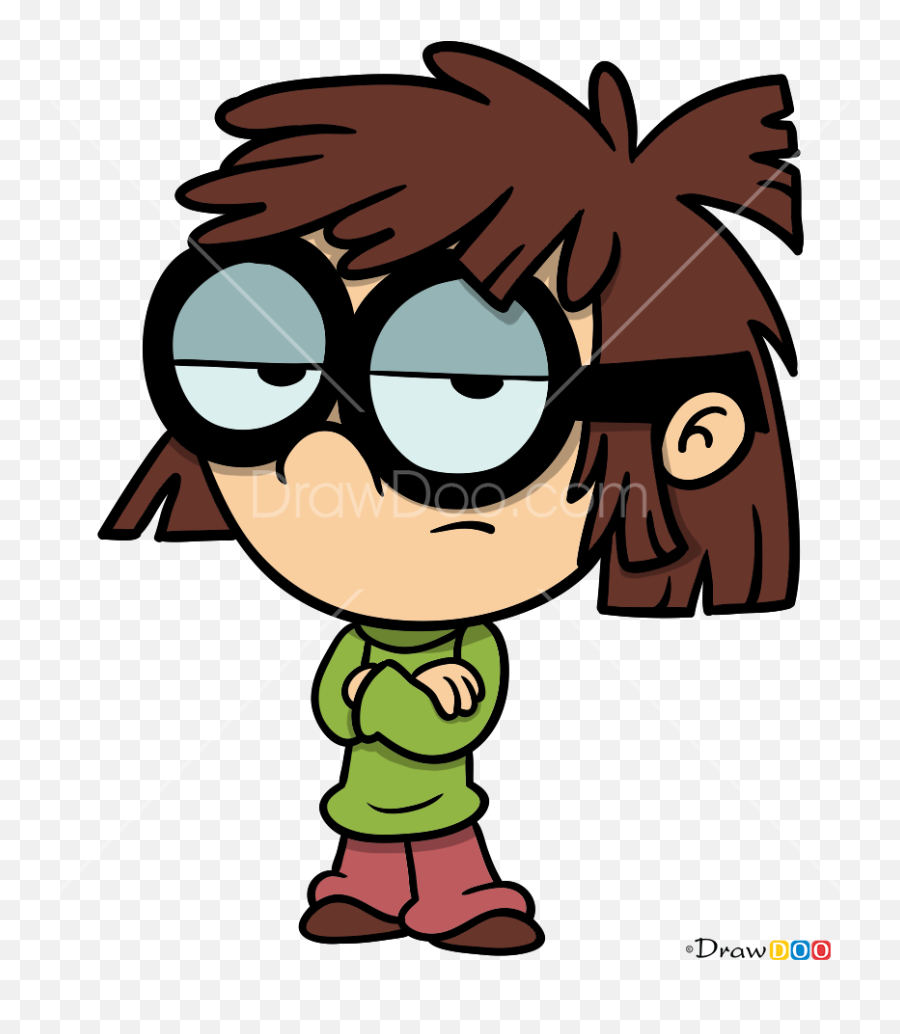 How To Draw Lisa Loud The Loud House Emoji,Guy Crossing Arms Emoji