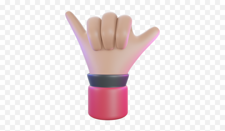 Premium Horns Hand Gesture 3d Illustration Download In Emoji,Horned Hand Emoji
