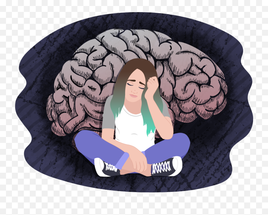 Depression And Your Brain - Brain Stress Depression Emoji,Parts Of The Brain That Control Emotion