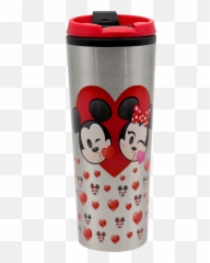 Copo Viagem Zonacriativa Mickey E - Copo Termico Café Minnie Emoji,Flask Emoji