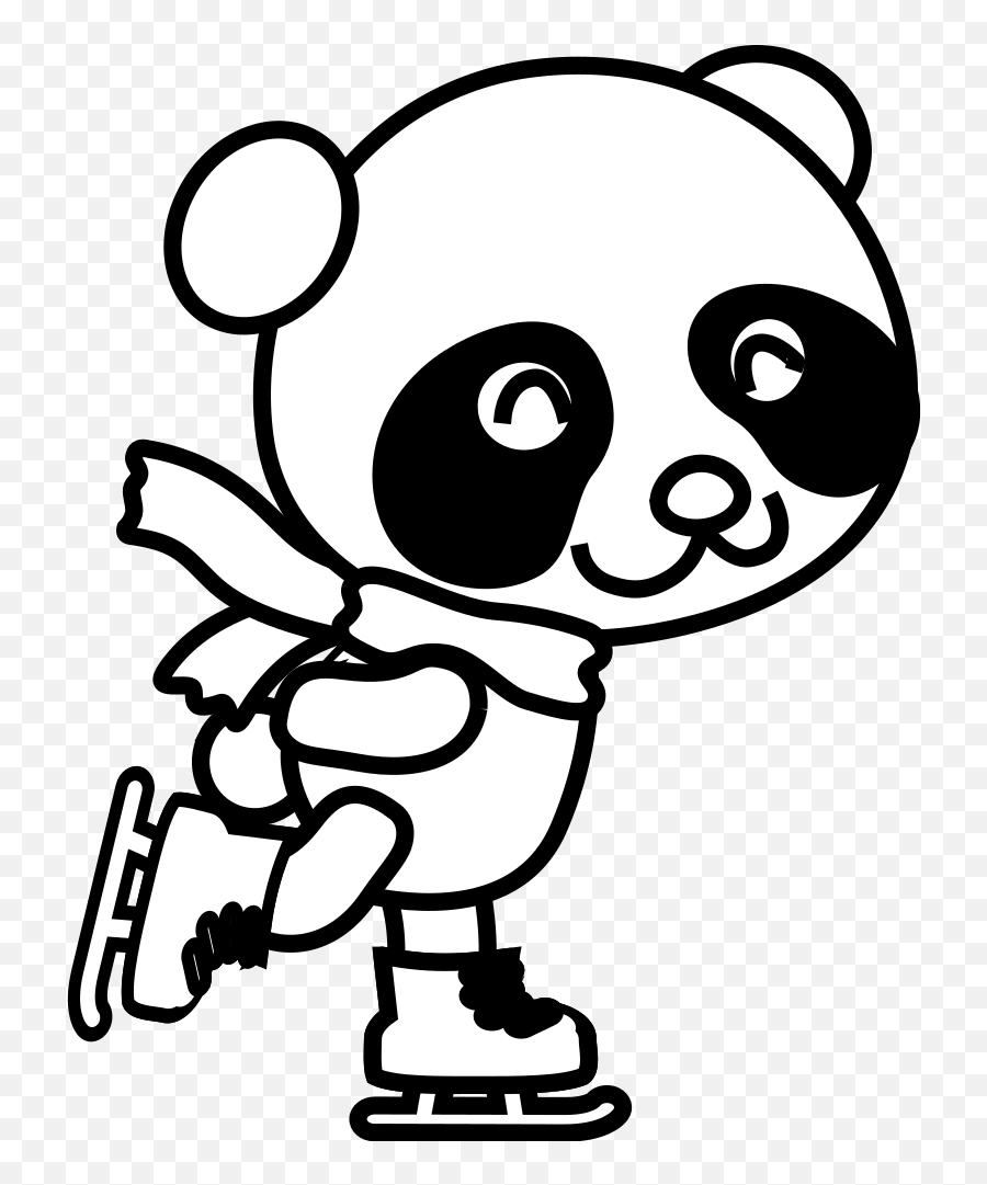 Medium Image - Christmas Panda Coloring Pages Clipart Full Coloring Pages Cute Panda Emoji,Girl Emoji Coloring Pages