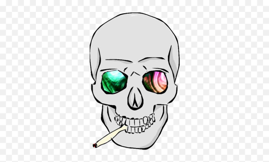 Pin By Irene Hansson On Döskalle Skull Skeletor Art - Scary Emoji,Smoking Gun Emoji