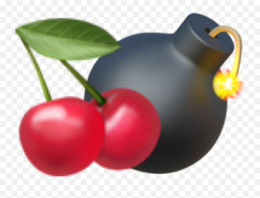 Cherrybomb Cherry Bomb Sticker By Editor - Fresh Emoji,What Is The Emoji With A ? And A Bomb