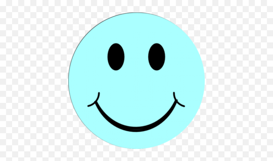 Library Of Blue Happy Face Image - Happy Face Clip Art Black Background Emoji,Blue Sad Face Emoticon