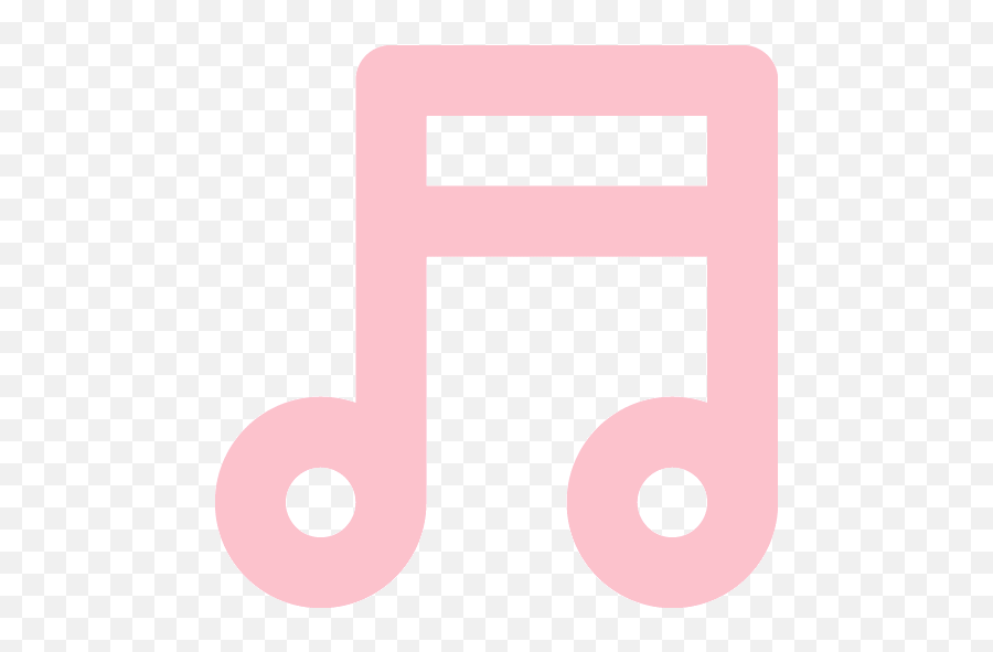 Pink Music Note Icon - Pinkish Icon Of Music Emoji,What Is The Eye And Music Notes On Guess The Emoji