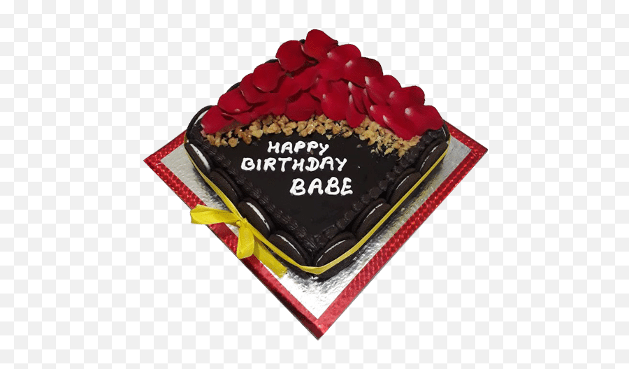 1 Kg Cake Online Best Price And Design Doorstepcake - Dark Chocolate Square Shape Cake Emoji,Small Brithday Cakes Emojis And Prices