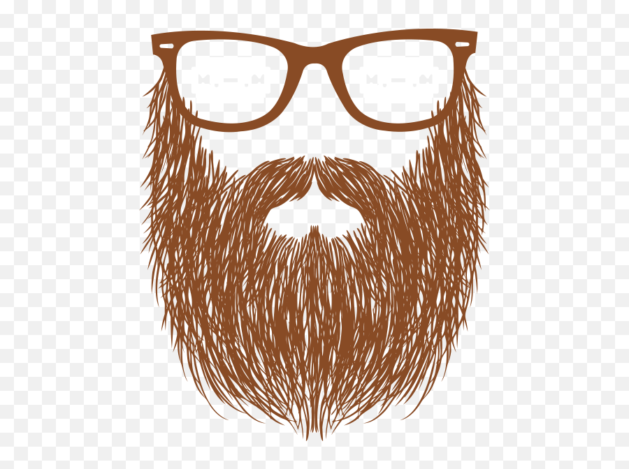 Free Bearded Face Png No Background - Glasses Beard Transparent Emoji,Slitherio Emojis