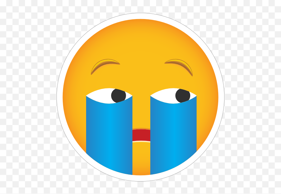 Phone Emoji Sticker Cry Me A River - Happy,Emoji Of Me