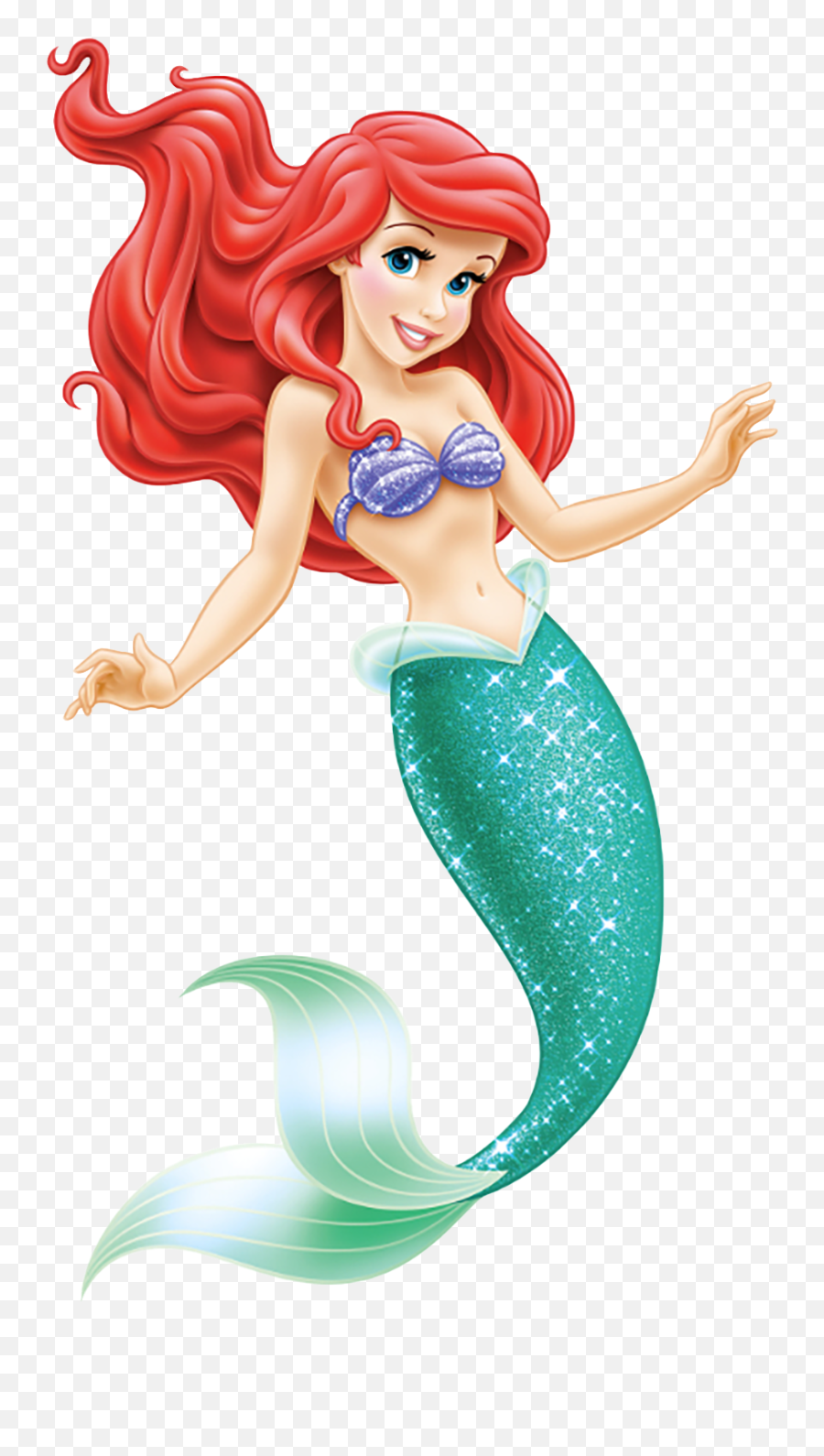 Ariel Mermaid - Ariel Mermaid Emoji,Oh My Disney Emoji