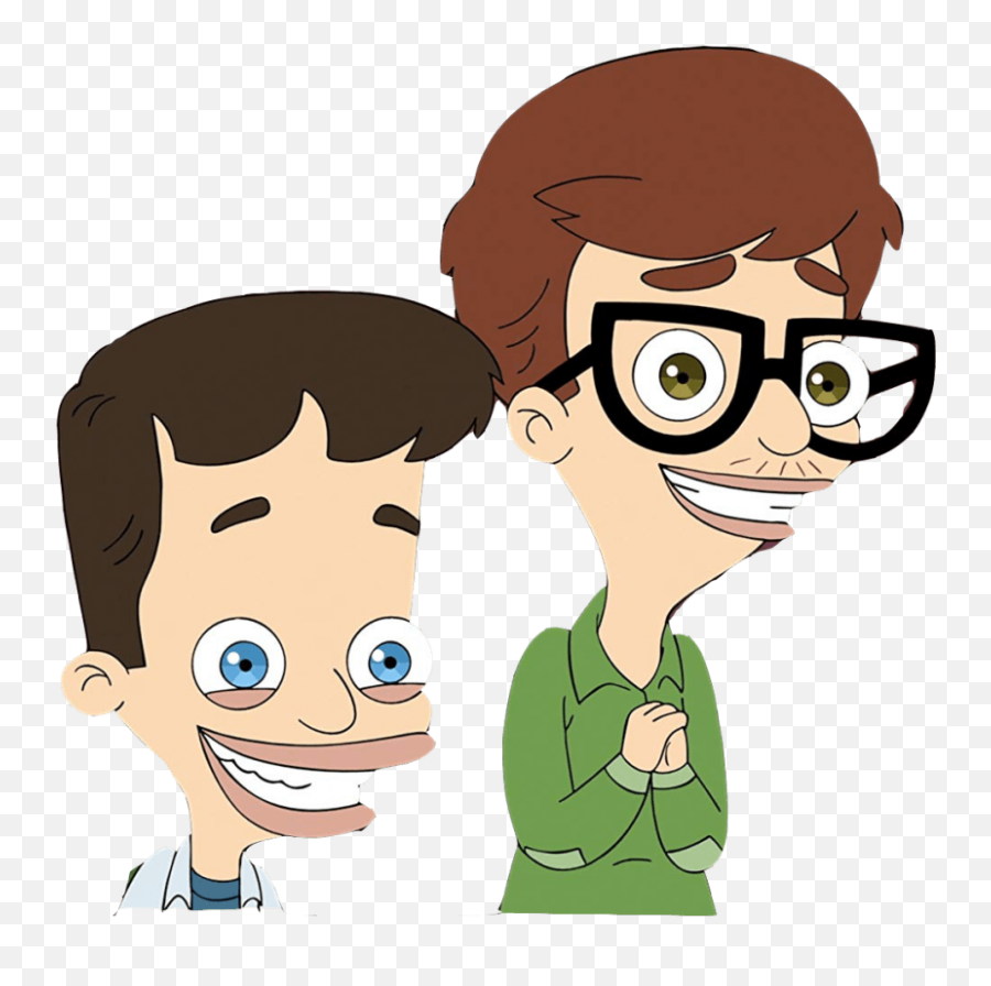 Adult Cartoons Like Netflixs Big - Big Mouth Saison 3 Emoji,Cartoon Dad Showing Different Emotion