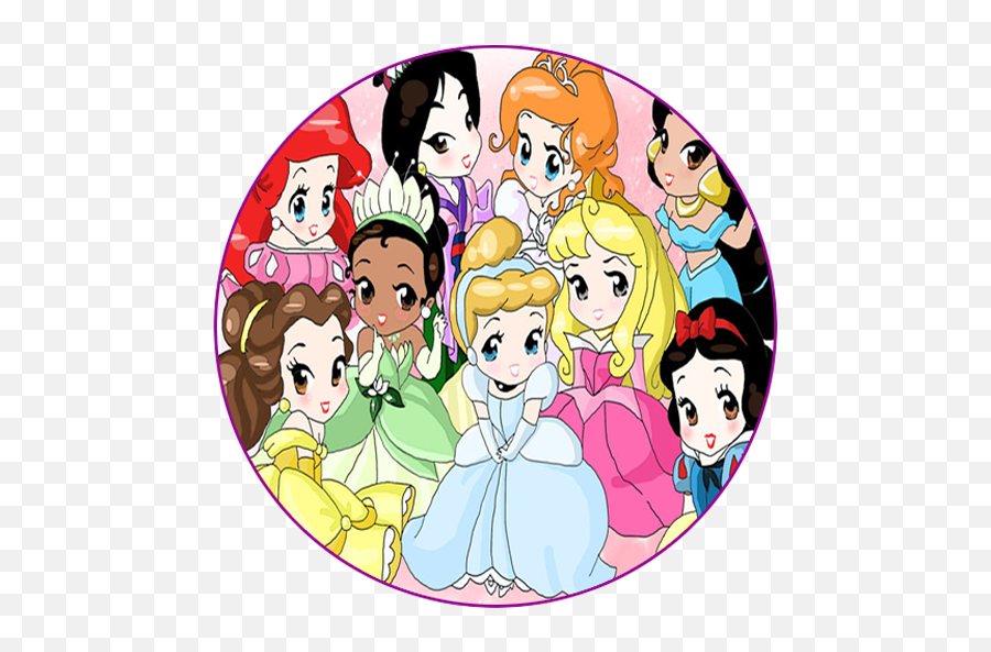 How To Draw Princess Chibi - Apps On Google Play Disney Princess Emoji,Steps On Drawing An Emoji