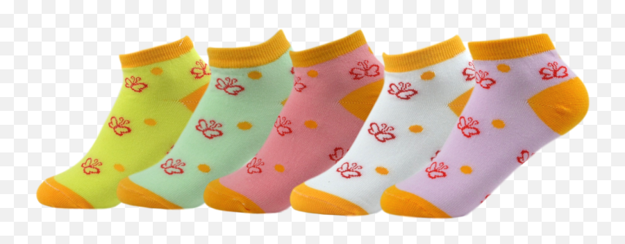 Orange - For Teen Emoji,100 Emoji Socks