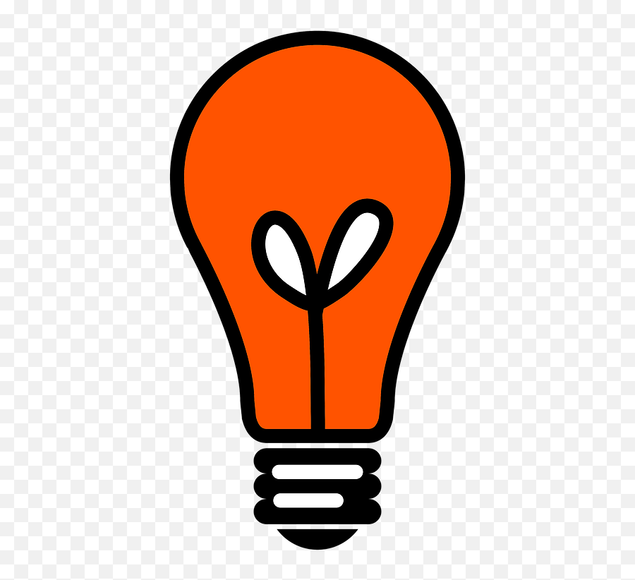 Free Light Bulb Clipart Transparent - Clear Light Bulb Transparent Background Emoji,Sun Light Bulb Emoji