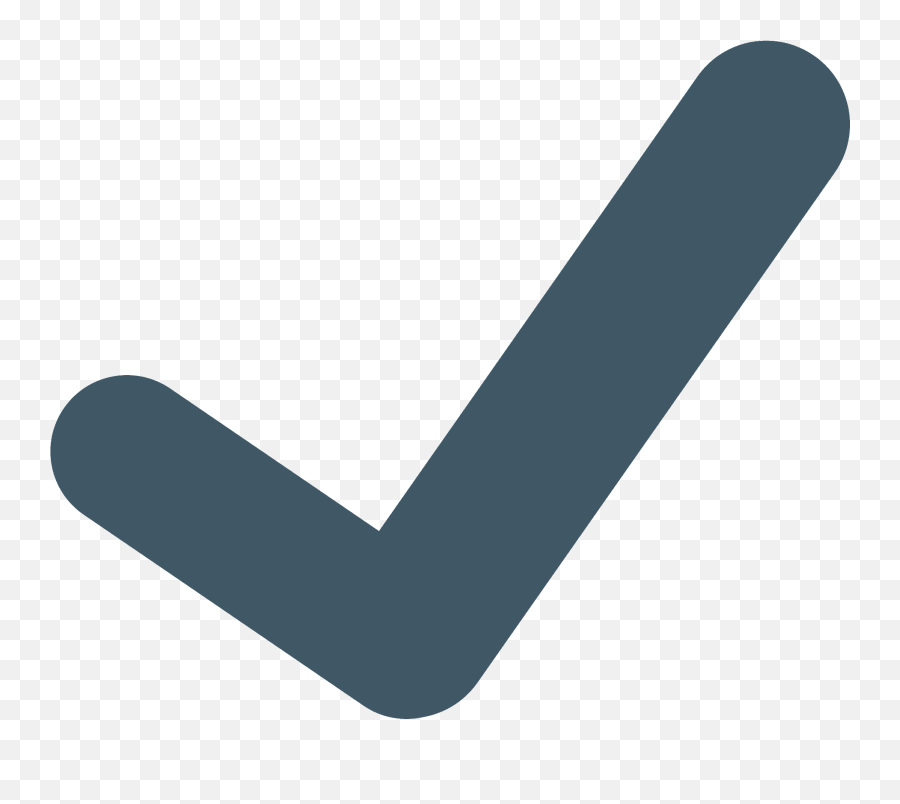 Check Mark Emoji Clipart - Black Check Mark Emoji,Checkmark Emoji