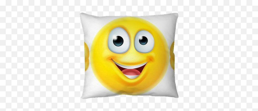 Thumbs Up Emoticon Emoji Pillow Cover - Very Happy Emoji,Emoji Pillow
