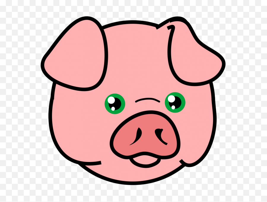 Pig Face Clipart Png Transparent Png - Head Of A Pig Emoji,Pig Face Emoji
