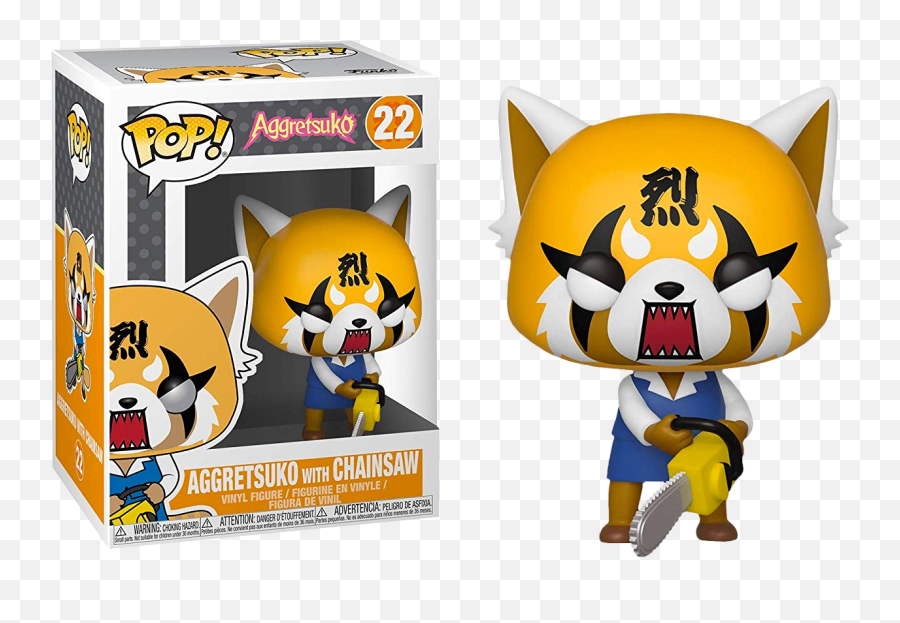 Funko Pop Aggretsuko - Retsuko With Chainsaw 22 The Emoji,Attack On Titan Plays With Your Emotions Funko Pop Aggretsuko - Retsuko With Chainsaw 22 The Emoji,Attack On Titan Plays With Your Emotions