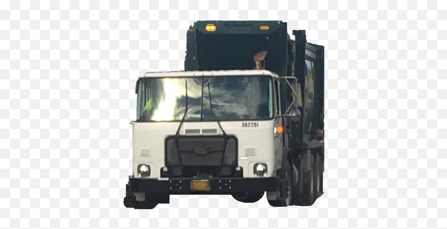 Dumptruck Trash Truck Car Sticker - Commercial Vehicle Emoji,Garbage Truck Emoji